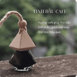 Tinh dầu cafe treo xe