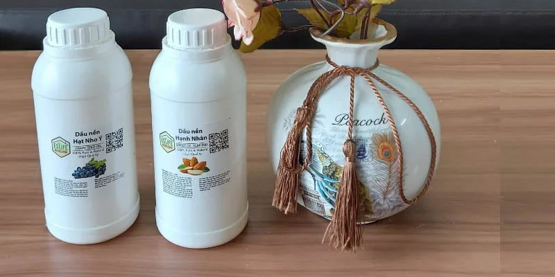 Bán buôn dầu nền hạt nho từ 0,5L