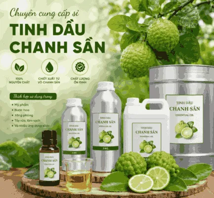 Sỉ tinh dầu chanh sần
