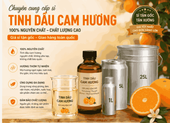 Sỉ tinh dầu cam hương