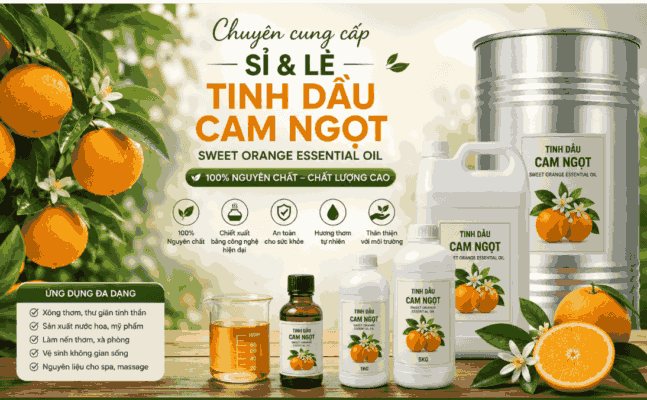 Sỉ tinh dầu cam ngọt