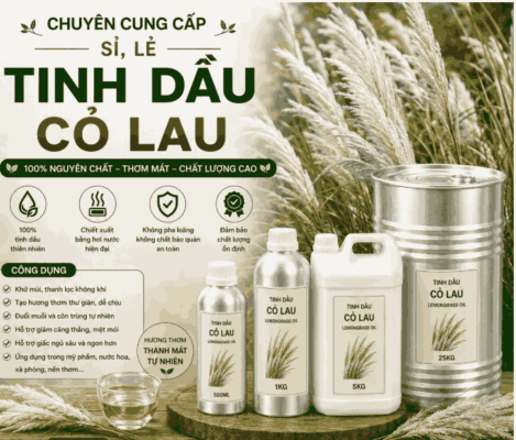 Sỉ tinh dầu cỏ lau - Vetiver