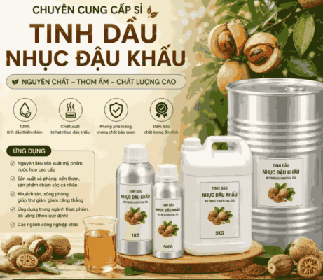 Sỉ tinh dầu nhục đậu khấu