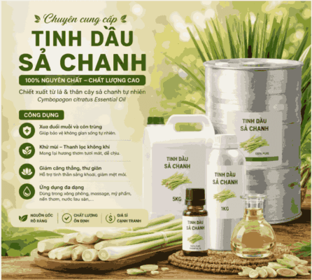Tinh dầu sả chanh