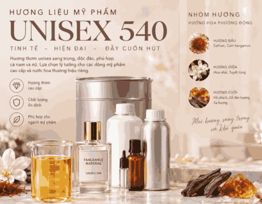Hương liệu nước hó unisex 540