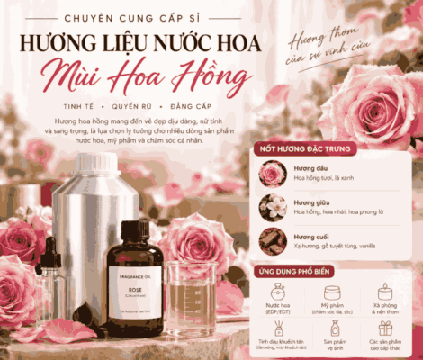 Hương liệu nước hoa chan Hồng