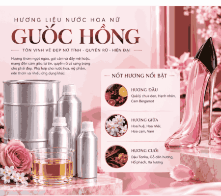 Hương liệu nước hoa guốc hồng