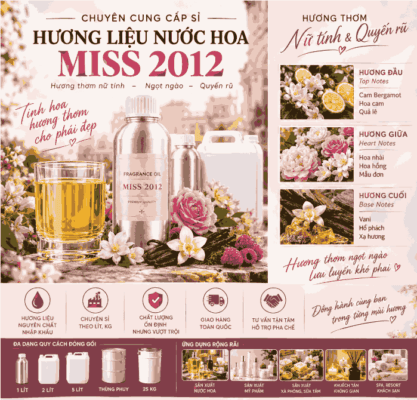 Hương liệu nước hoa Miss 2012