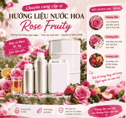 Hương liệu nước hoa Rose Fruity