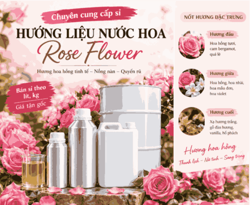 Hương liệu nước hoa Rose Flower