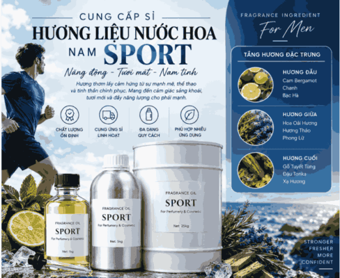 Hương liệu nước hoa nam Sport