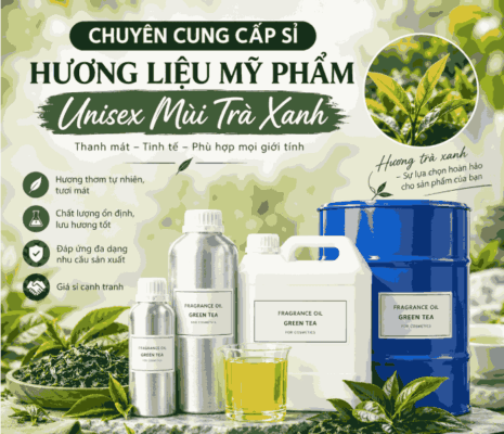 Hương nước hoa Unisex mùi trà xanh
