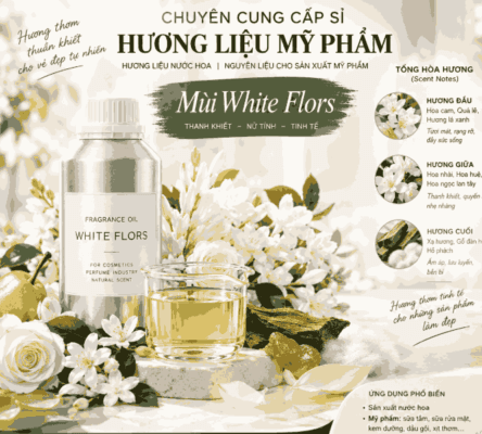 Hương liệu nước hoa White Flora