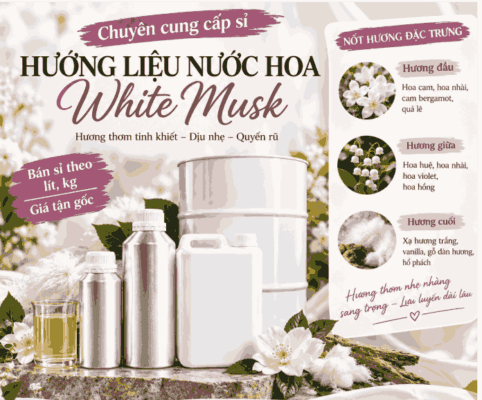 Hương liệu nước hoa White Musk