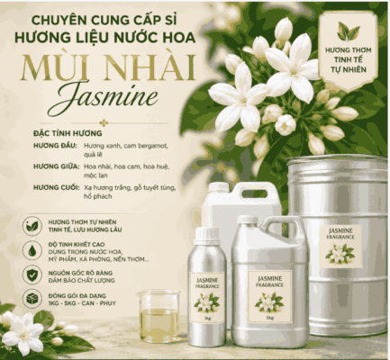 Hương nước hoa nữ mùi nhài cao cấp