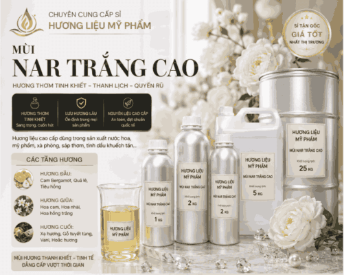 Hương liệuu nước hoa Nar trắng cao