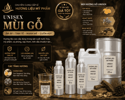 Hương nước hoa Unisex mùi gỗ