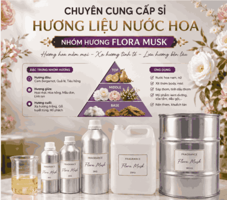 Hương liệu nước hoa nhóm Flora Musk