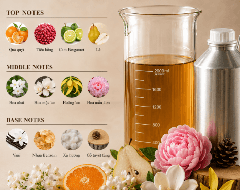 Tinh dầu nước hoa nữ W32