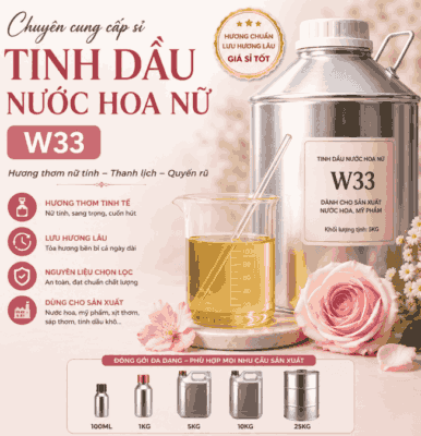 Tinh dầu nước hoa nữ W33 