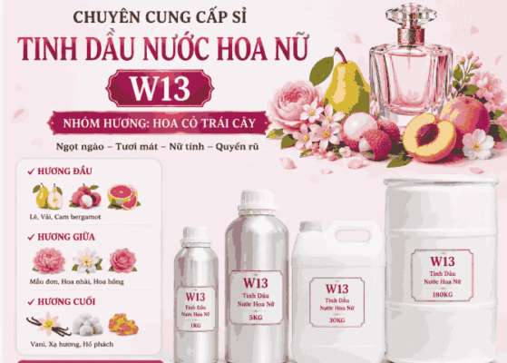 Tinh dầu nước hoa nữ W13