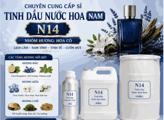 Tinh dầu nước hoa nam N14