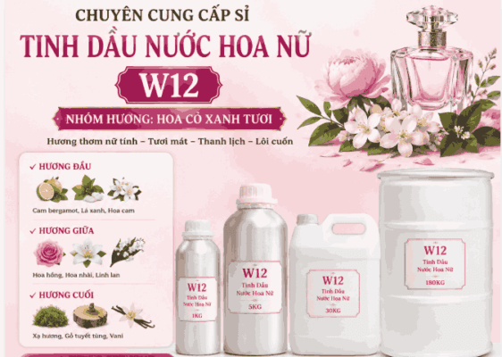 Tinh dầu nước hoa  nữ W12