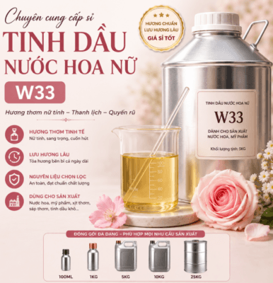 Tinh dầu nước hoa nữ W33