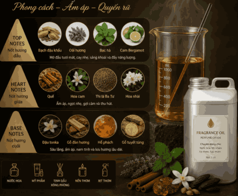 Tinh dầu nước hoa nam N08