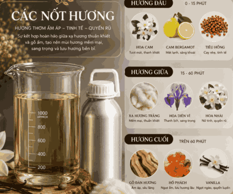 Tinh dầu nước hoa nữ W29