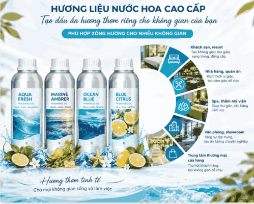 Khách sạn dùng tinh dầu gì