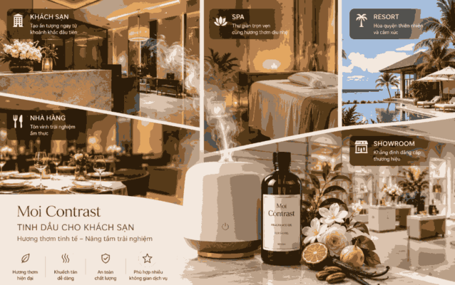 tinh dầu cho khách sạn Moi Contrast